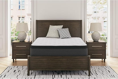 Signature Design by Ashley Limited Edition Pillow Top 13 " Pillow Top Hybrid Mattress with Gel Memory Foam and Edge Support for Cool Sleep and Pressure Relief, King, Fiberglass Free, Mattress In A Box