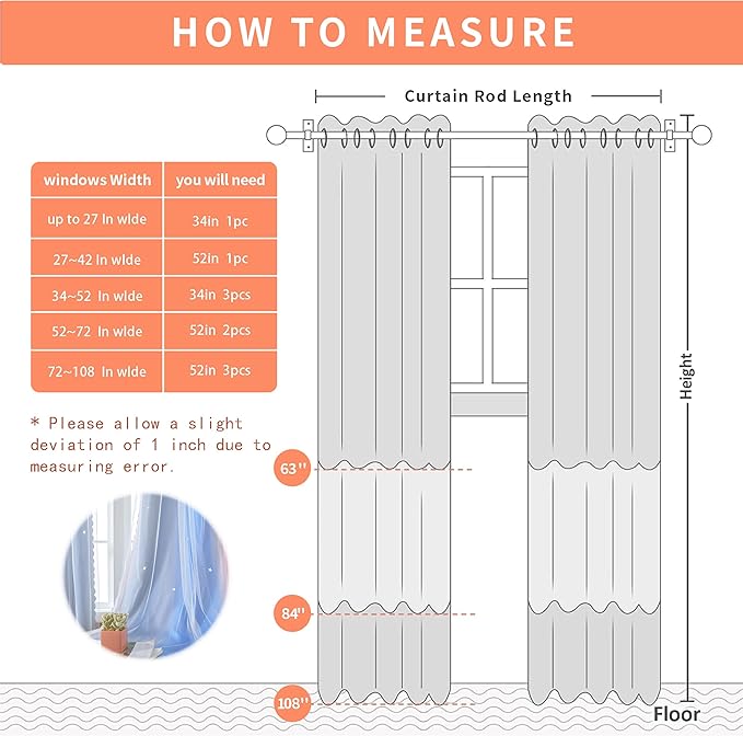 XiDi Dream Star Blackout Curtains for Kids Rooms Girl Princess Curtain for Daughter Bedroom Window (Pink Grey Blue, W52 X L63)