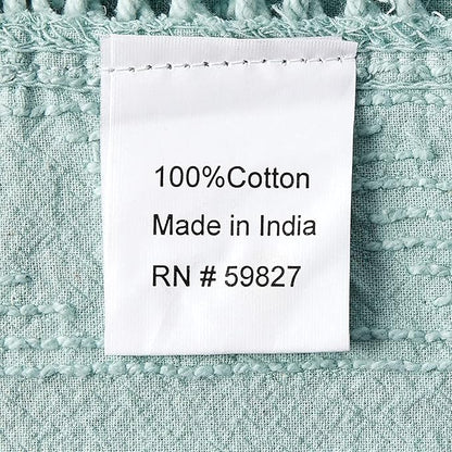 Beatrice Home Fashions Medallion Chenille Bedspread, Full, Blue