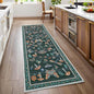 Mushroom Insect Rug 2x6 Runners for Hallways, Boho Kitchen Runner Rugs Non Slip Bath, Modern Washable Rug for Bedroom, Soft Long Rugs for Entryway Bathroom Laundry Dorm, Black