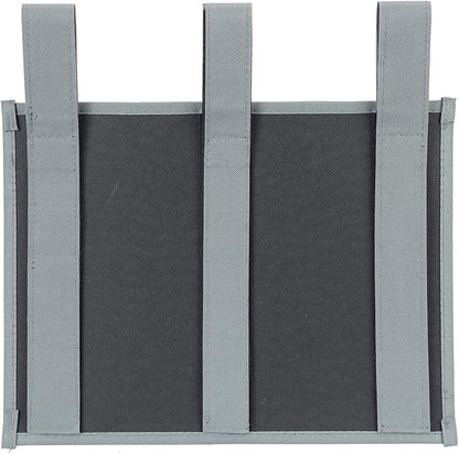 Falaku Hanging Bedside Caddy,Bedside Organizer Caddy for Bed Rails(4 Pockets-Grey)