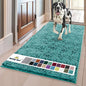 Muddy Mat® | Super Absorbent Door Mat Indoor, Microfiber Quick Dry Chenille Entryway Rug, Non-Slip Front Door Mat, Indoor Mats for Entryway, Machine Washable Pet Rug, Teal 24" x 72"