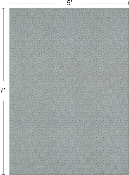 LINLA Dual Surface Felt+Rubber Non-Slip Rug Pad, 5'x7', 1/4" Thick, Strong Grip Cushioning Support Pad, Double-Side Anti-Skid, Safe for All Floor and Finishes, Extra Comfort