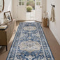 PADOOR 2X10 Runner Rug,Runners for Hallways,Soft Blue Washable Bedside Rugs for Bedroom,Non Slip Long Rug for Hallways Entryway Laundry Room Stair Kitchen Bathroom