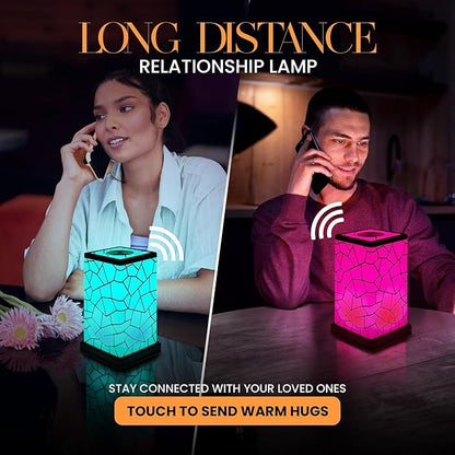 Friendship Lamp® by Filimin Classic - Best Friend Lamps Wi-Fi Touch Lamp LED Light for Long-Distance, Connection, Relationship, Friendship, Gifts, Love, 200+ Colors, App Setup - Set of 6