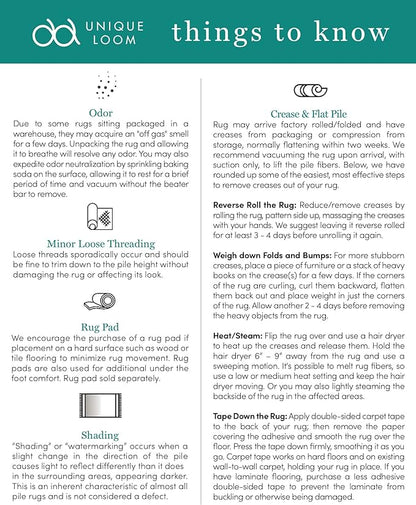 Unique Loom Solid Shag Collection Area Rug (3' 3" Round, Taffy Pink)