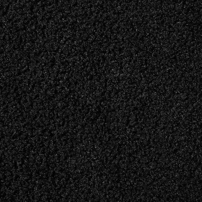 24KF Modern Upholstered Bed Bench Covered with Soft Boucle Teddy Fabric, Lovely Entryway Bench Ottoman with Armrest, 5062-Black