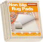 Songrey Non-Slip Rug Pad 10x14 FT, Extra Thick Carpet Pads for Hard Surfaces, Prevents Sliding and Secures Rugs, Provides Floor Protection with Comfort Cushioning