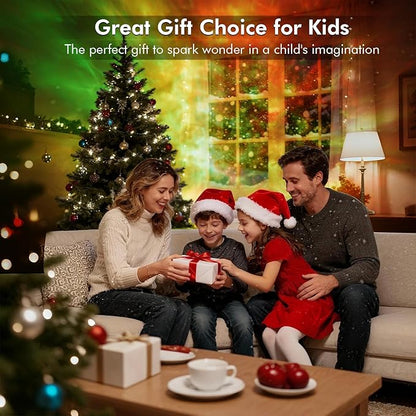 Rossetta Dual Galaxy Projector, Star Projector for Bedroom with Bluetooth Speaker & White Noise, Remote, Timer, Night Light for Kids Room Decor, Party, Birthday & Christmas Gifts for Adults Girls Boys