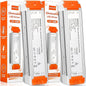 120W 12v Dimmable LED Driver, Triac LED Dimmable Transformer Compatible with Lutron & Leviton Dimmer Switches AC 110V to DC 12V 120 Watt, 12 Volt Power Supply for LEDs Strip Lights 2 Pack