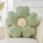 Kcvvcr Flower Throw Pillow, Cute Flower Shaped Pillow Decorative Throw Pillow for Bed Couch, Soft Daisy Pillows Floor Seating Cushion Cushions (19.6 Inch Sage Green)