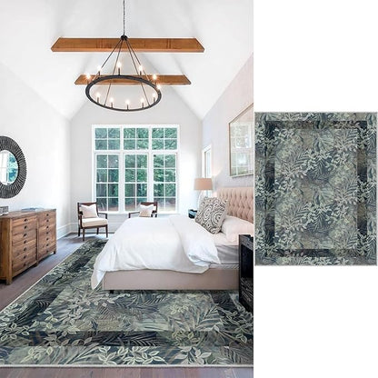 Area Rugs - 8x10 Rugs for Living Room,Non Slip Indoor Boho Area Rug Carpet Home Décor for Entryway, Bedroom, Dining Room (Sage Green)