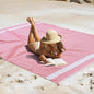 Giant Turkish Beach Blanket Pool Towel Absorbent Thin Extra Large Sand Free Quick Dry Oversized Cruise Ship Essentials Summer Vacation Accessories Must Haves Gear Stuff Gadget Hawaii Women Gift Coral