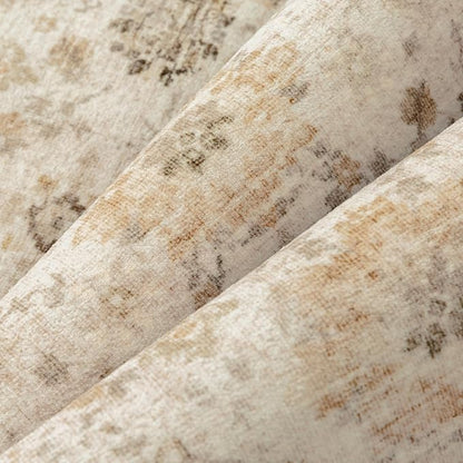 Beige 3x5 Area Rug Non Slip Vintage Office Entryway Rug Distressed Machine Washable Kitchen Carpet Retro Traditional Floral Accent Throw Door Mat for Bedroom Bathroom Dining Living Room