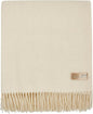 | Wool Blanket/Throw | 100% New Zealand Wool | Perfect for Home and Outdoors | Virgin Wool Throw with Fringes 67"x79" (170 x 200 cm)
