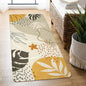 Lahome Boho Washable Hallway Rugs - 2x4 Area Rugs Non-Slip Low-Pile Soft Bathroom Rug Runner Throw Small Kitchen Runner Rugs, Botanical Print Floor Mats Rug for Bedside Entryway Laundry Room