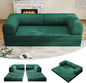 4-in-1 Folding Convertible Sofa Bed, 78 Inch Boneless Couch with Fixed-Shape Frame, Corduroy Loveseat Sleeper with Pull Out Bed, Floor Sofa Modular Futon Couch for Living Room Bedroom Lounge
