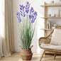 Green Onions Home Decor Fake Plants Lily of The Valley Snake Plant Home DéCor Accents Artificial Grass Room Decor Artificial Plants Indoor Artificial Grass 47“ 1 Pack（Purple）