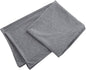 Oubonun 100% Jersey Cotton Body Pillow Cover with Zipper - Luxury Soft Removable Pillow Case - Long Fuzzy - Knitted (Grey, 21"X54")