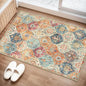 Lahome Moroccan Trellis Washable Rug, 2x3 Kitchen Rugs for Entryway Bathroom, Non-Slip Indoor Door Mat Ultra-Thin, Small Oriental Throw Carpet for Bedroom Entry, Cream/Multi