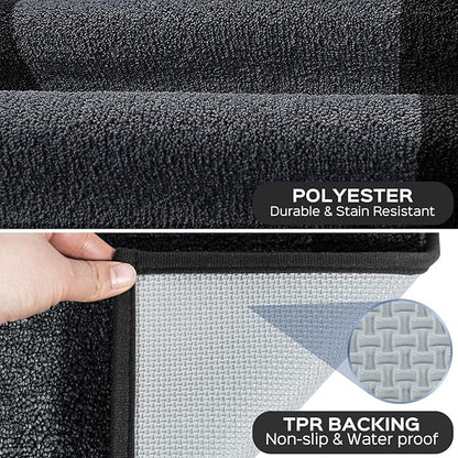 Machine Washable Kitchen Rug 24" x 36", Non Slip Kitchen Mat for Floor, Absorbent Entrance Throw Rug for Bedroom, Hallway, Bathroom, Door