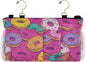 Bedside Caddy Hanging Bunk Bed Caddy Bed Organizer Hanging Pocket with 2 Hooks Bedside Storage Organizer Pocket Bag Holder Cute Donuts Colorful