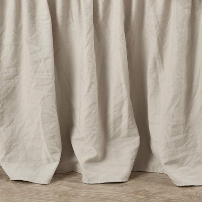 Lush Decor Ruched Ruffle Elastic Easy Wrap Around Bed Skirt Single Queen/King/Cal King Neutral - Queen Bed Skirt - Dust Ruffle - Tan Bedskirts