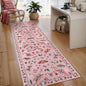 Lahome Insect Washable Runner Rug, 2x6 Kitchen Runners for Hallways 6 Feet Non Slip, Soft Laundry Room Rug Ultra-Thin Long Carpet for Bathroom Bedroom Entryway, Pink