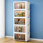 5 Tier 540 Qt Storage Bins with Lids - Stackable Storage Bins, Large Plastic Storage Boxes for Toy, Closet, Open Front Storage Bin with Wheels Suitable for Garage, Bedroom, Living Room, Camping