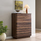 ACCOHOHO 6 Drawer Dresser for Bedroom, 42 Inch Tall Modern Chest of Drawers, Push-to-Open Wood Storgae Organizer with Large Drawers for Bedroom, Living Room, Hallway, Brown