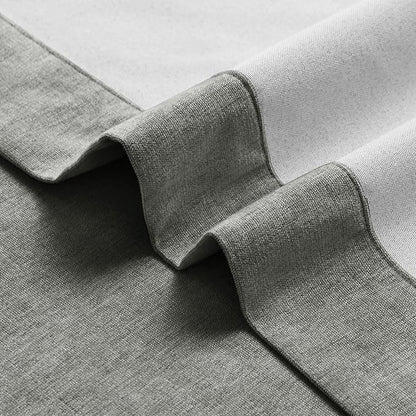 Macochico Extra Wide 100% Blackout Chenille Curtains 100" Wx102 L Thermal Curtains for Sliding Door Room Divider Living Room Bedroom Hotel Rock Grey Blackout Curtains Grommet with Tieback 1 Panel