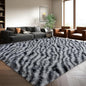 8x10 Large Area Rugs for Living Room, Soft Black White Zebra Big Shag Rug for Bedroom Nursery Kids Room Dorm, Non-Slip Modern Fluffy Plush Carpet for Home Decor