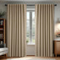 Deconovo Blackout Curtains, Thermal Insulated, W70 x L84 2 Panels, Back Tab, Machine Washable, Room-Darkening Drapes for Bedroom/Living Room Khaki