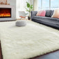 PAGISOFE Machine Washable Area Rugs for Living Room 6x9 Ft,Cream White Soft Fuzzy Shaggy Rugs for Bedroom, Office Ivory Nursery Carpet Boys Girls Dorm Pastel Rug for Kids Room Home Decor Aesthetic