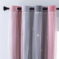 XiDi Curtains for Bedroom Decor, Rainbow GreyPinkPu-52-45