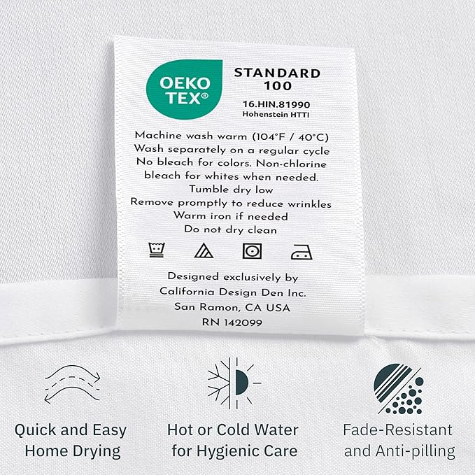 California Design Den Luxury Queen Size Sheets Set - Buttery Soft 800 Thread Count 100% Cotton Sateen, Durable Deep Pocket Sheet Set - Soft Teal
