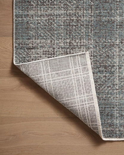 Loloi Angela Rose Ember Collection EMB-09 Denim/Charcoal 2'-7" x 7'-6" Runner Rug