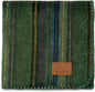 QISU Alpaca Wool Blanket Throw | Large, Beautiful, Warm, Variegated | 85 x 65 inches | Ultra-Soft, Hypoallergenic and Breathable | Non-Itchy or Scratchy Fabric (Green Variegated)