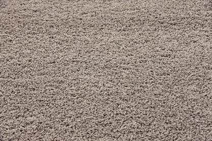 Unique Loom Solid Shag Collection Area Rug (8' Square, Cloud Gray)