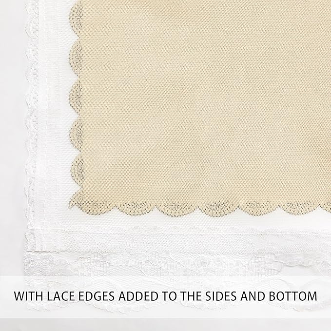 XiDi Curtains for Bedroom Decor Beige52/84/1