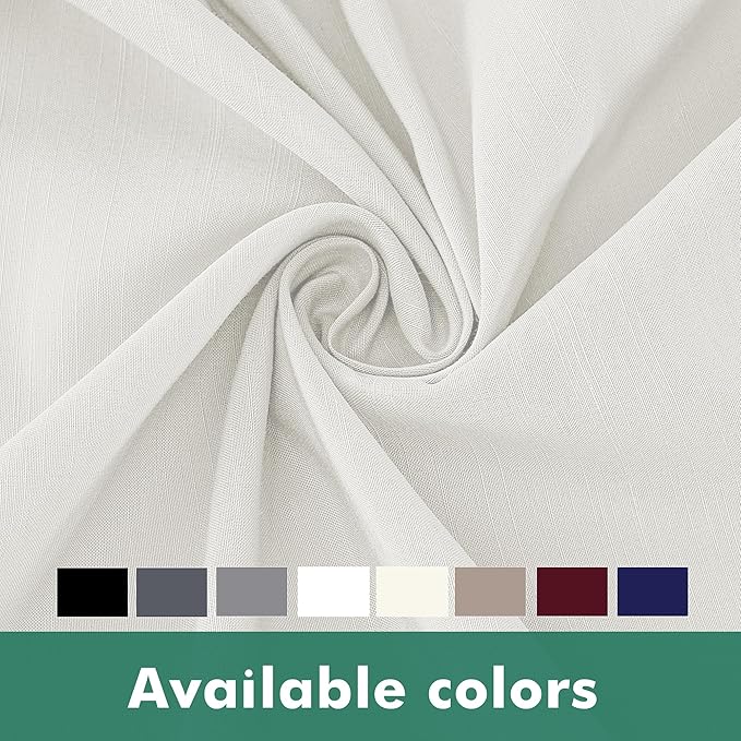 Biscaynebay Wrap Around Bed Skirts with Split Corners for King Beds 14" Drop, Ivory Elastic Dust Ruffles Adjustable Easy Fit Wrinkle & Fade Resistant Silky Luxurious Fabric Machine Washable