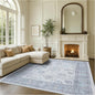 Fame Rugs Gray Modern Oushak Rug 5x7, Washable Vintage Turkish Colorful Oriental Antique Inspired Area Rugs, Luxury Living Room Bedroom (384GB, 5' x 7')