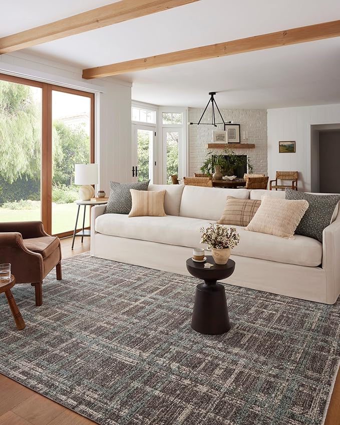 Loloi Angela Rose Ember Collection EMB-08 Espresso/Multi 9'-6" x 13'-1" Area Rug