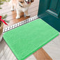 OLANLY Dog Door Mat for Muddy Paws 24x16, Absorbs Moisture and Dirt, Absorbent Non-Slip Washable Doormat, Quick Dry Chenille Mud Mat for Dogs, Entry Indoor Entryway Carpet for Inside Floor, Mint Green