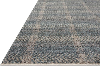 Loloi Angela Rose Ember Collection EMB-03 Blue/Beige 11'-6" x 15'-7" Area Rug