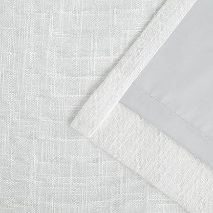 Vision Home White Full Blackout Curtains Back Tab Rod Pocket for Bedroom Living Room Thermal Insulated Window Treatment Panels 84 inch Modern Room Darkening Soundproof White Drapes 50" Wx84 Lx2