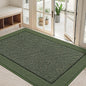 BEQHAUSE Indoor Door Mat 32" x 48", Dirt Trapper Door Mats Non-Slip Entryway Rugs Washable, Resist Dirt Absorbent Welcome Mat, Low Profile Floor Mats for Front Back Door and Entryway, Green