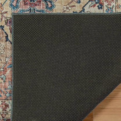 Gertmenian Indoor Boho Rug - 2x8 Runner, Non Slip, Super Strong, Ideal for High Traffic Areas in Entryway, Bedroom, Kitchen - Cinzia, Bronze, 27727