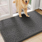 Amyracel Dirt Trapping Door Mat, 48" x 72" Large Absorbent Dog Door Mat for Muddy Paws, Quick Dry Non Slip Chenille Mud Mat for Dogs, Machine Washable Entry Indoor Entryway Rug for Inside Floor