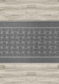 Non Slip Washable Carpet Runner Rug with Rubber Backing, Custom Floor Mat for Kitchen Hallway Stairs Bedroom Bathroom Entry, Grey, Your Choice of Length, 26 Inch X 2 feet, Doormat